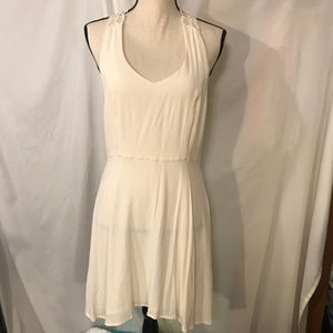Forever 21 Lace Racer Back Low Back Swing Dress